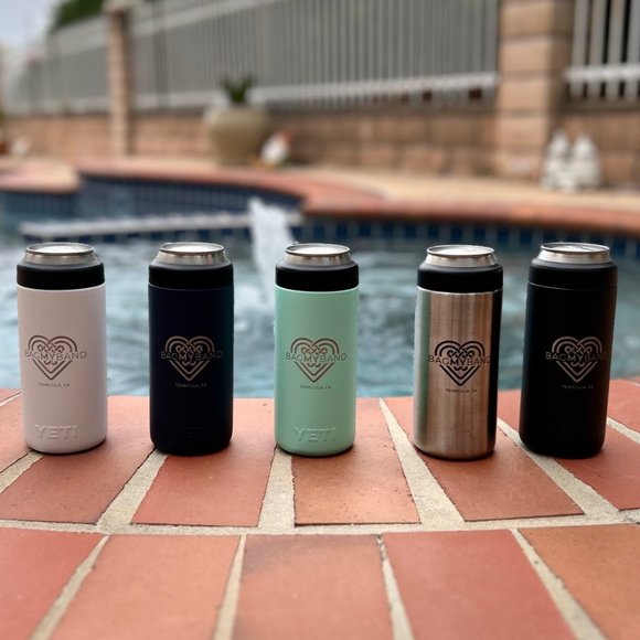 YETI RAMBLER® 12 OZ COLSTER® SLIM CAN COOLER - NAVY - Picture 2 of 2